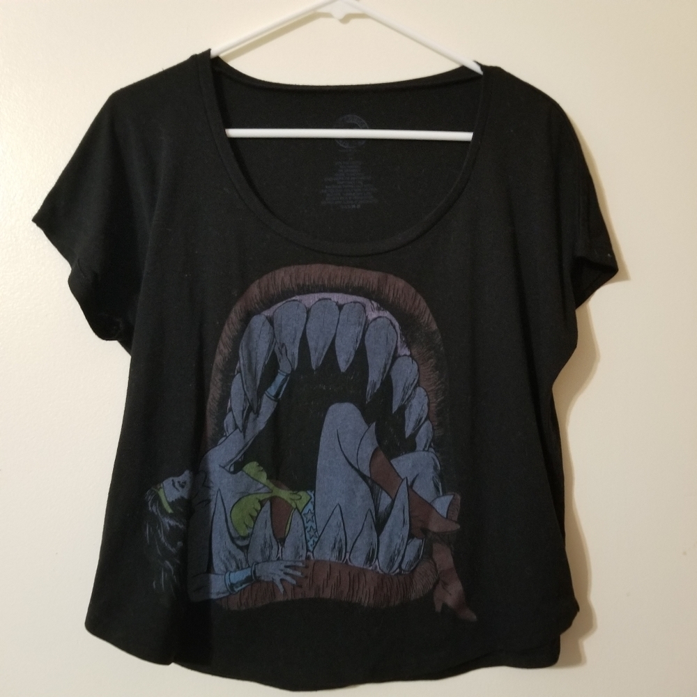 VINTAGE Super woman off shoulder tee❤ - Picture 2 of 2